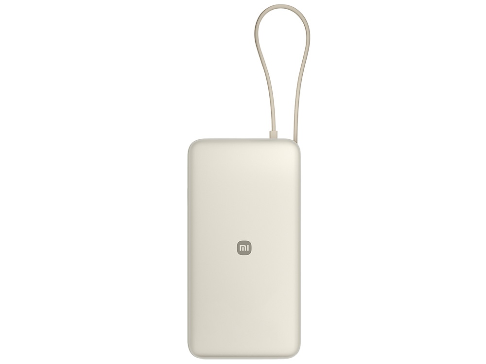 Внешний аккумулятор со встроенным кабелем Xiaomi 67W Power Bank 20000 (Integrated Cable) Tan-2