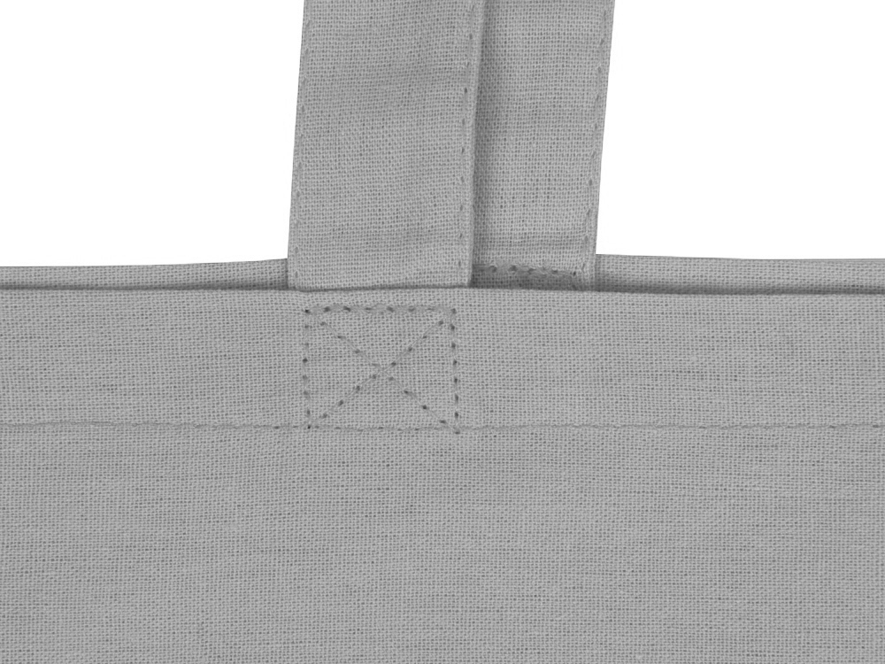 Сумка для шопинга Carryme 140 хлопковая, 140 г/м2, серый-4