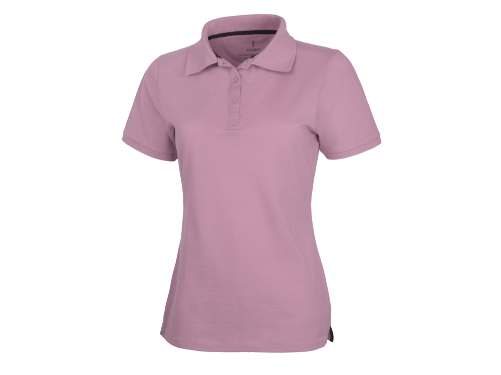 Calgary женская футболка-поло с коротким рукавом, light pink-0