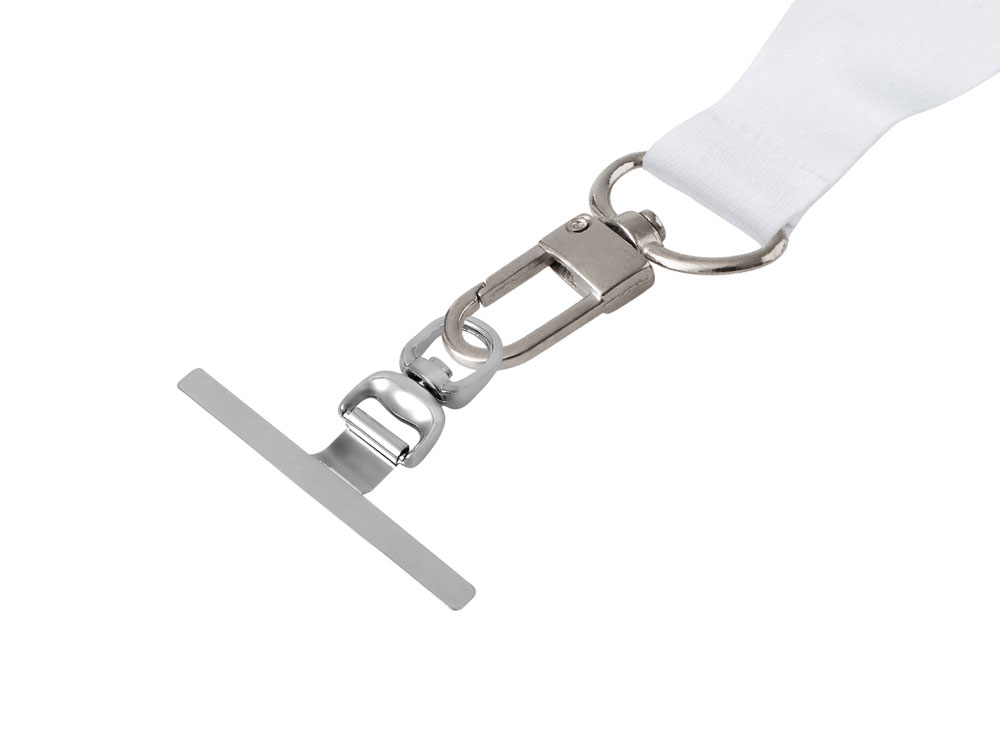 Ланъярд 2,5 см под сублимацию с трендовым карабином, замком обрыва и металлическим держателем для телефона-3