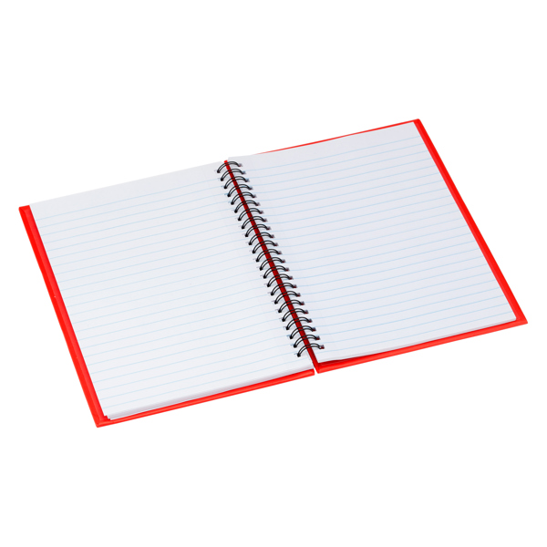 Блокнот на пружине VALLE, Красный-2