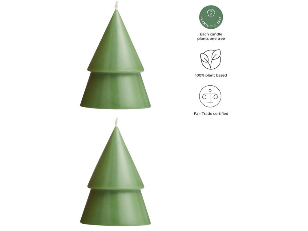 Orginal Home рождественская елочная свеча матча - M - Зеленый яркий-1