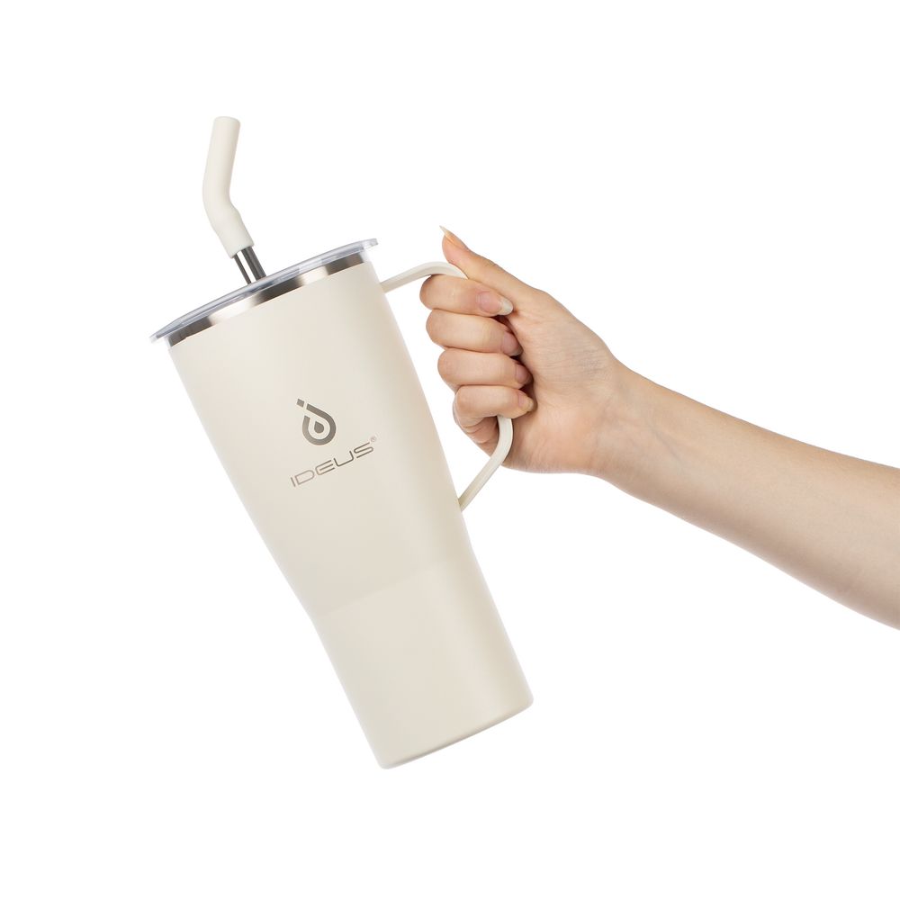 Термостакан Kasumigaoka, белый (молочный)-4