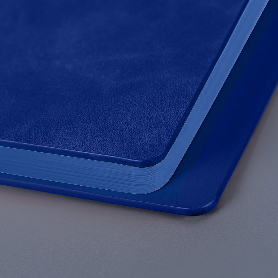 Ежедневник недатированный Solas, формат А5, с магнитом синий ройал, кремовый блок  в линейку, синий ройал-3