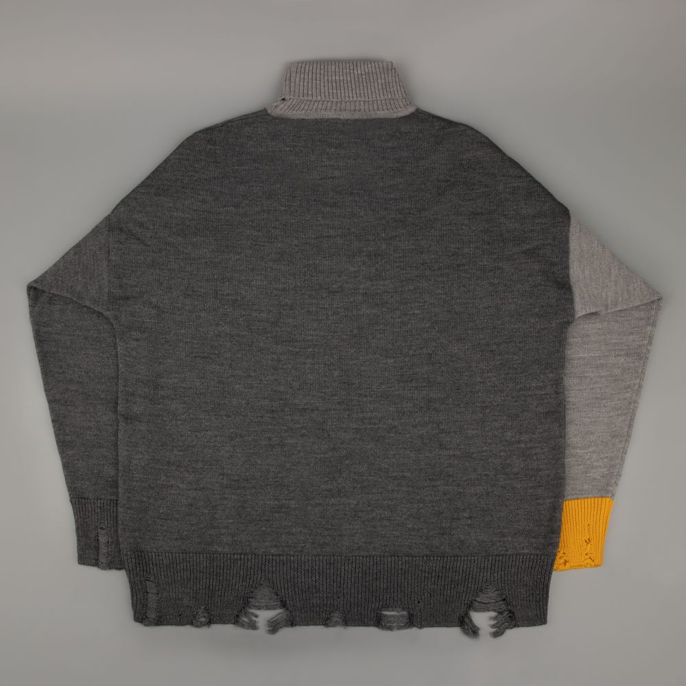 Свитер оверсайз Tricksy Net Grunge на заказ, полушерсть-4