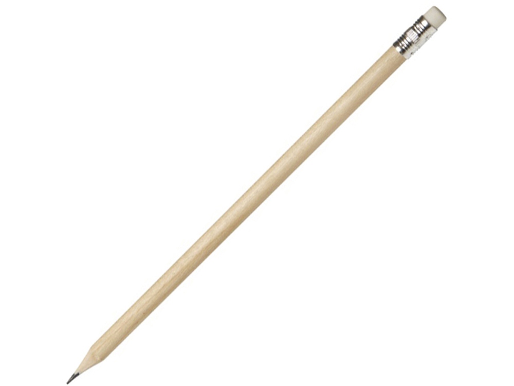 Graffo карандаш с ластиком - Натуральный-0