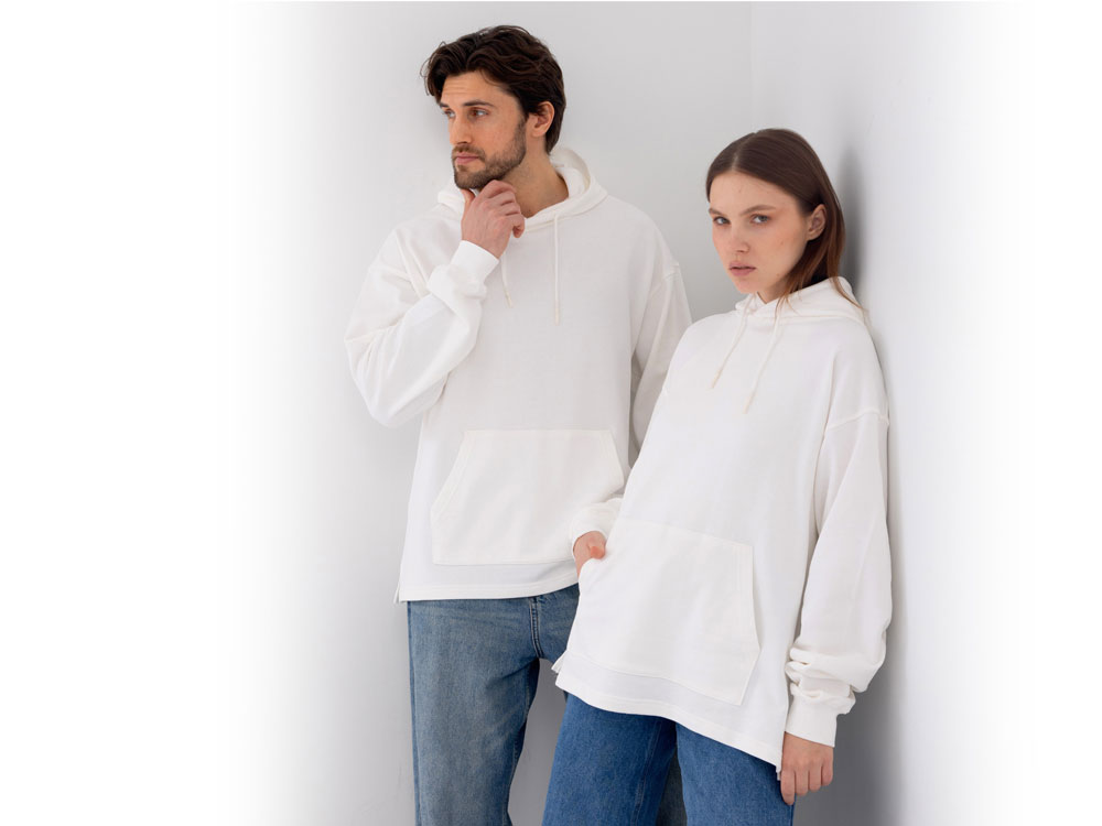 Худи оверсайз Alpha.01 унисекс, молочный-0