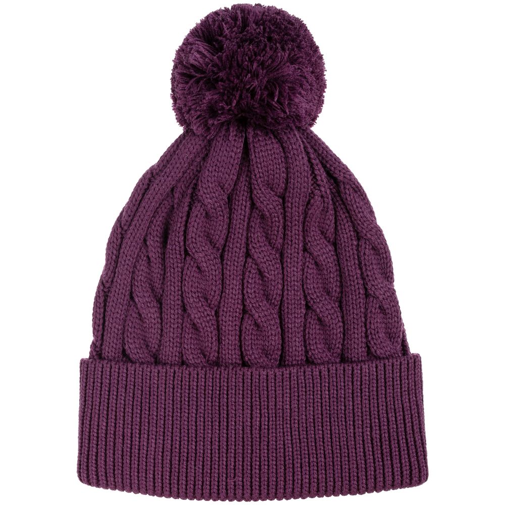 Шапка Heat Trick, баклажановая-2