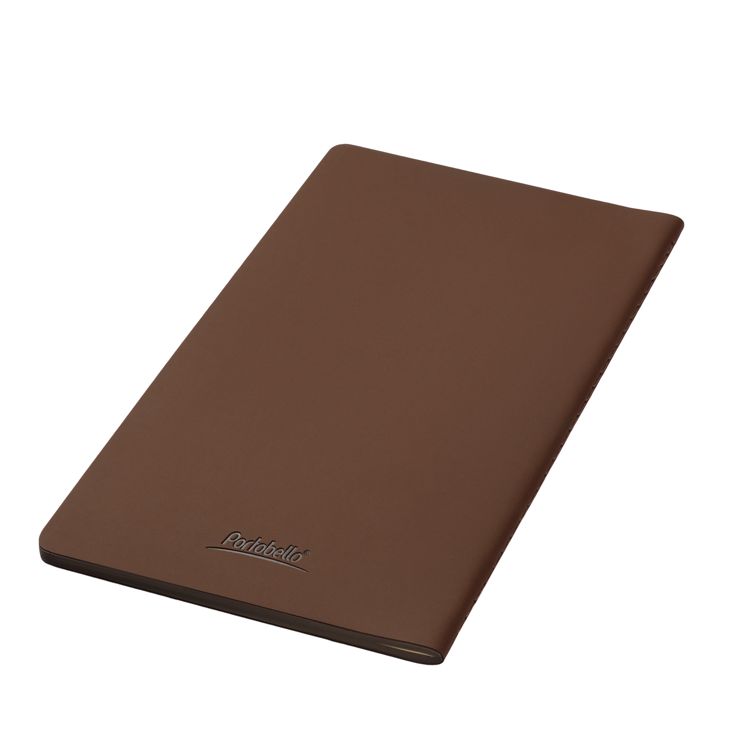 Блокнот Alpha slim, коричневый-7