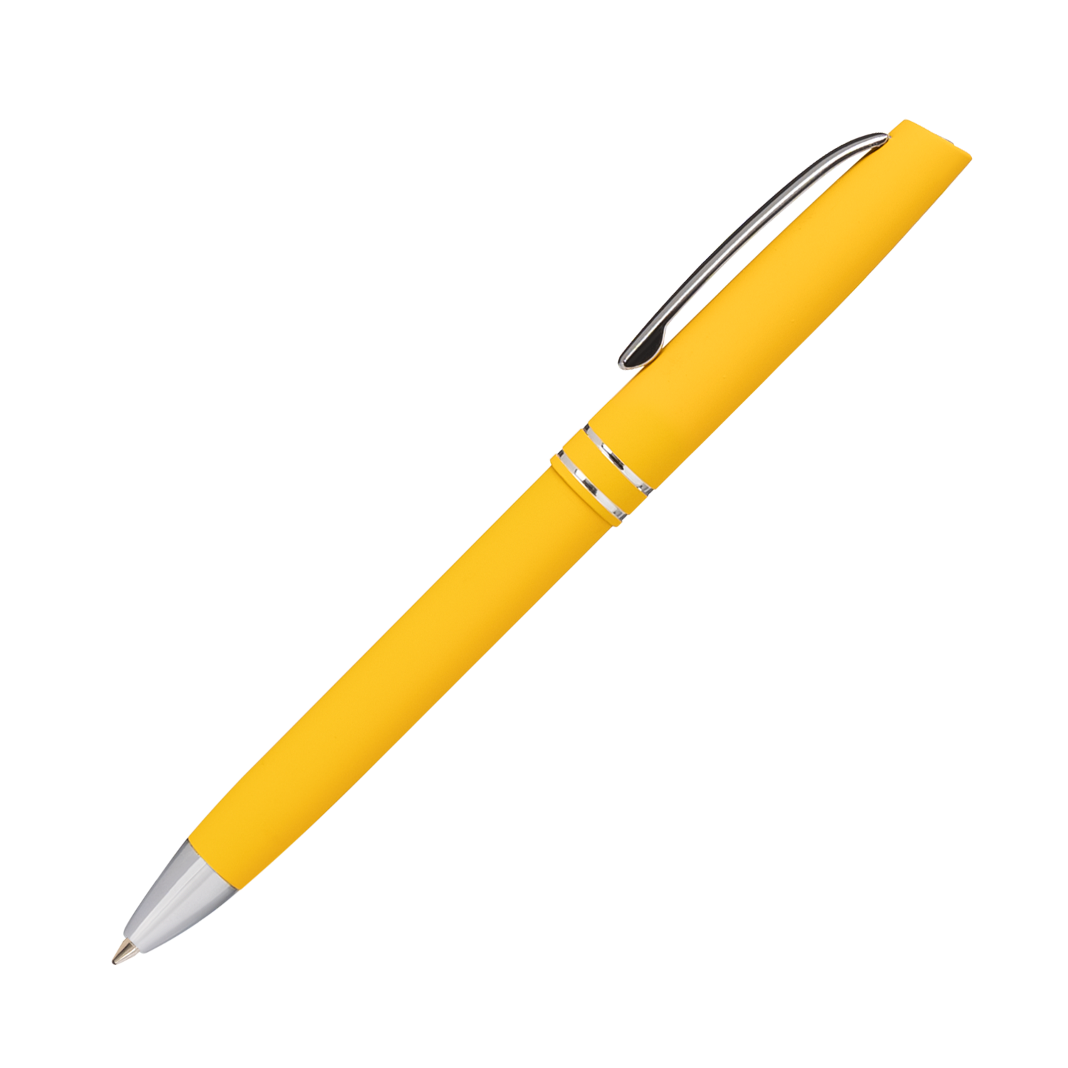 Шариковая ручка Consul, желтая-0