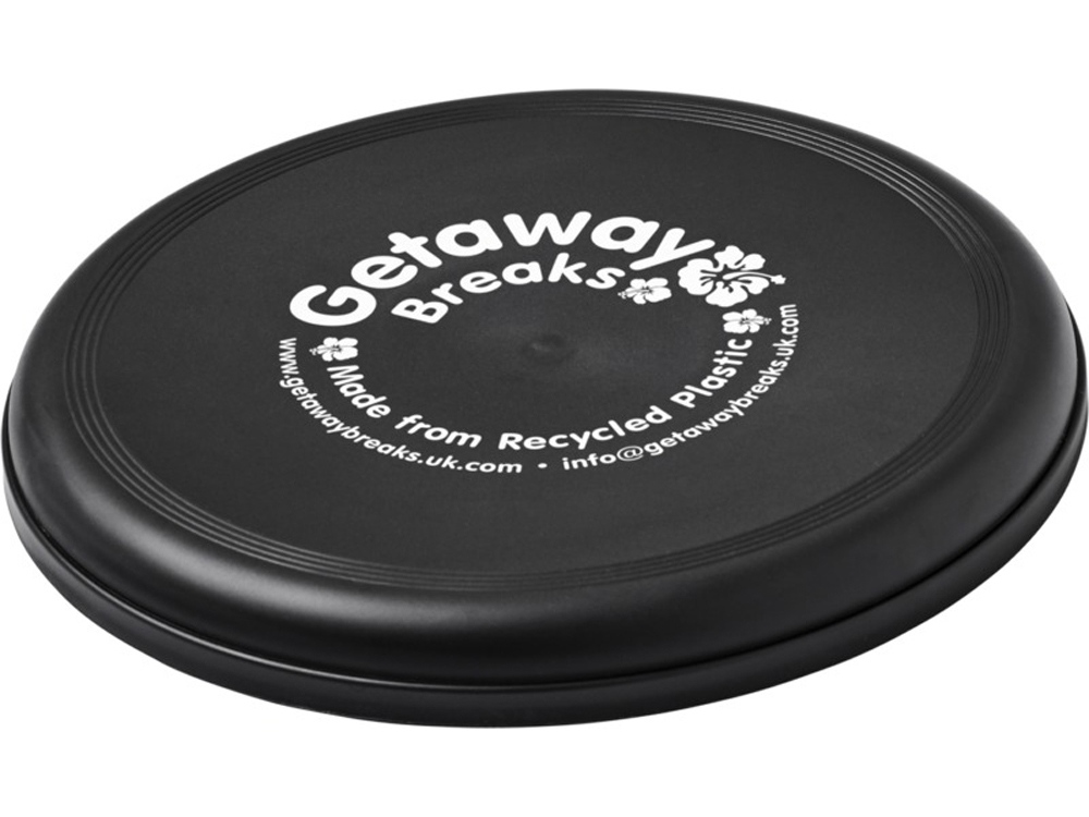 Фрисби Orbit из переработанной плстмассы, черный-2