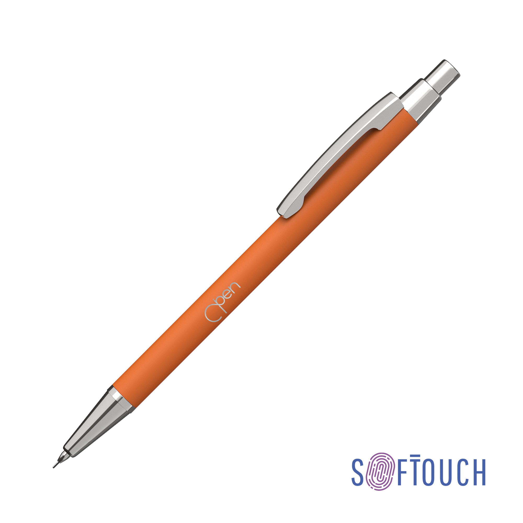 Карандаш механический "Ray", покрытие soft touch-0