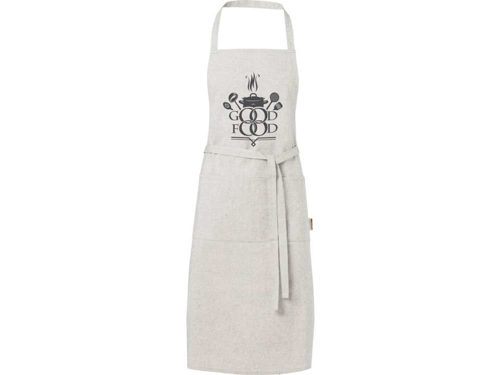 Pheebs 200 g/m2 recycled cotton apron, серый яркий-3