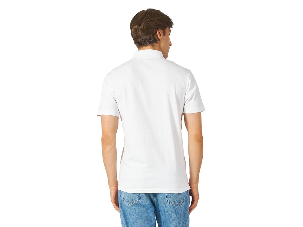 Поло с эластаном Chicago, 200гр пике, белый-2