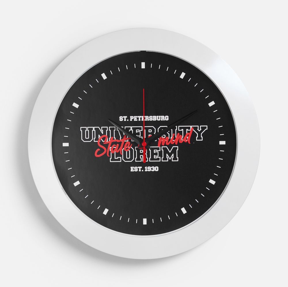 Часы настенные Vivid Large, белые-0