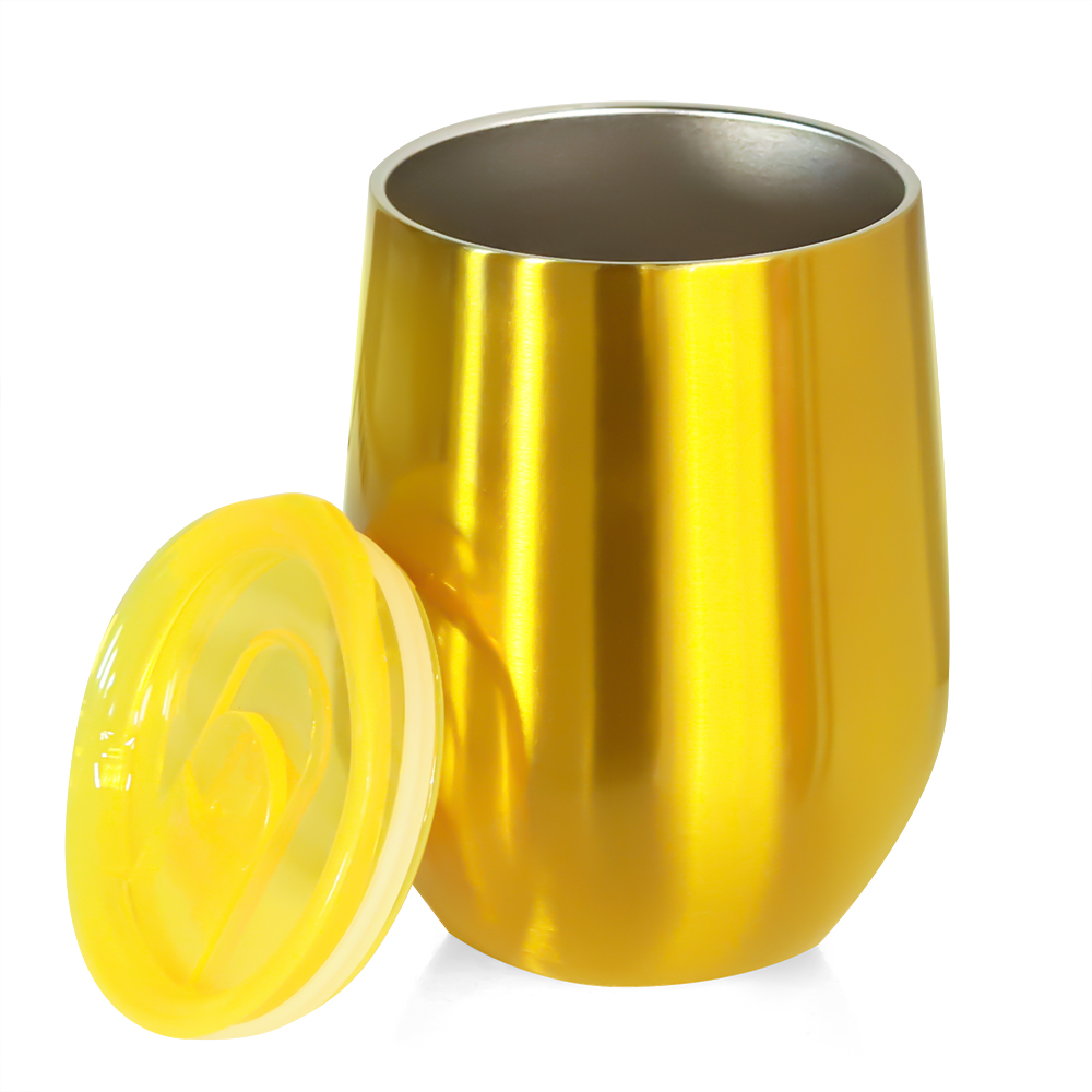 Термокружка с двойной стенкой Coffixx, Жёлтый.-1