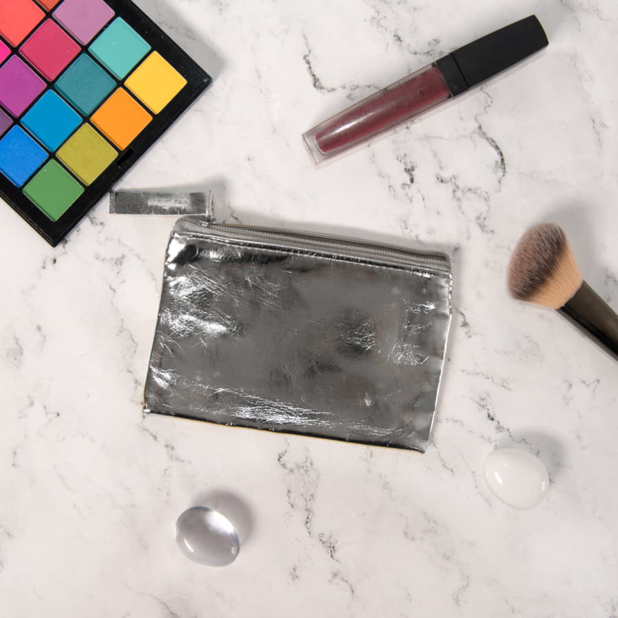 Косметичка FAUDOK, серебристый-1