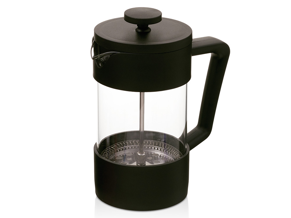 Подарочный набор c пледом, френчпрессом, чаем и медом, белый-12