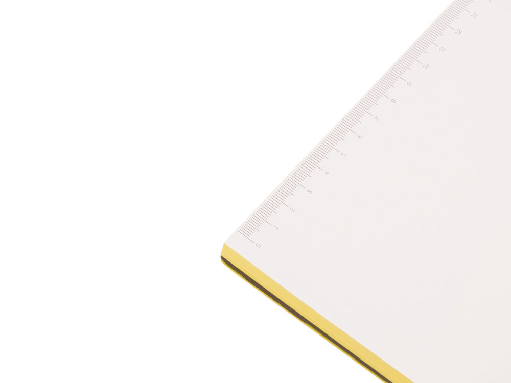 Бизнес-блокнот C1 софт-тач, гибкая обложка, 128 листов, желтый-4