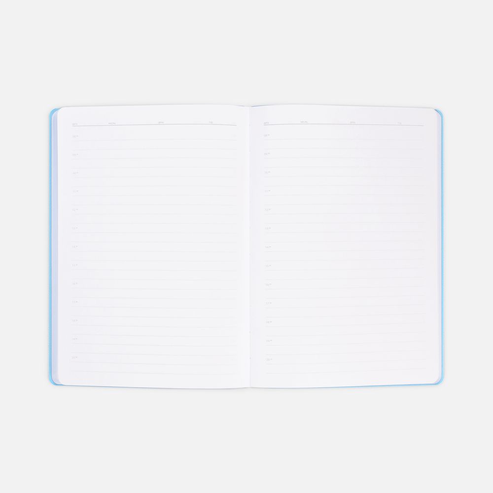 Ежедневник Flexpen Shall, недатированный, голубой-6