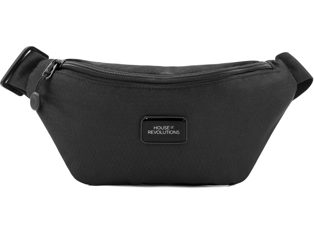 Универсальная водостойкая сумка на пояс Bumble из переработанного пластика, черный-4