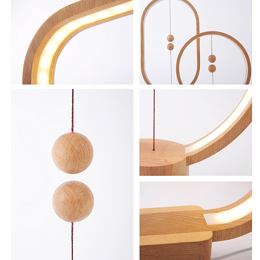 Интерьерная лампа с магнитным управлением и батареей Gizetto, Коричневый-2