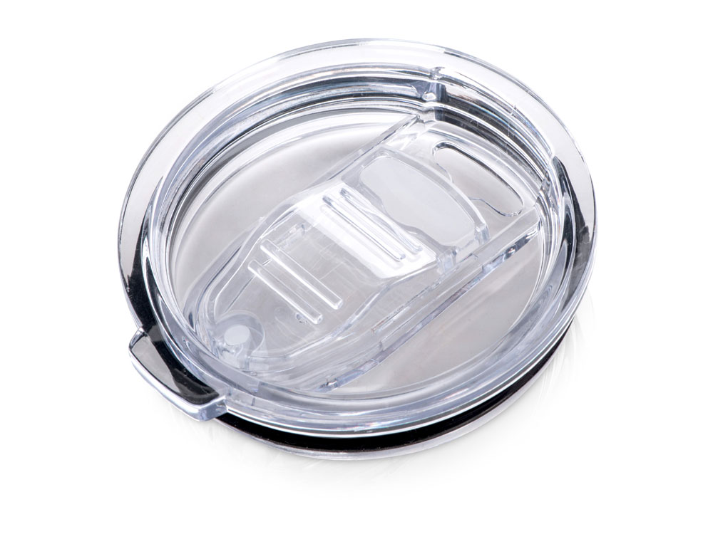 Кружка стальная Alaska с крышкой слайдером, powder coating, белый-5