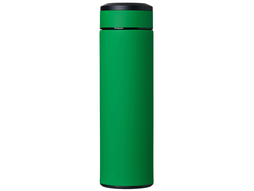 Термос Confident с покрытием soft-touch 420мл, зеленый-2