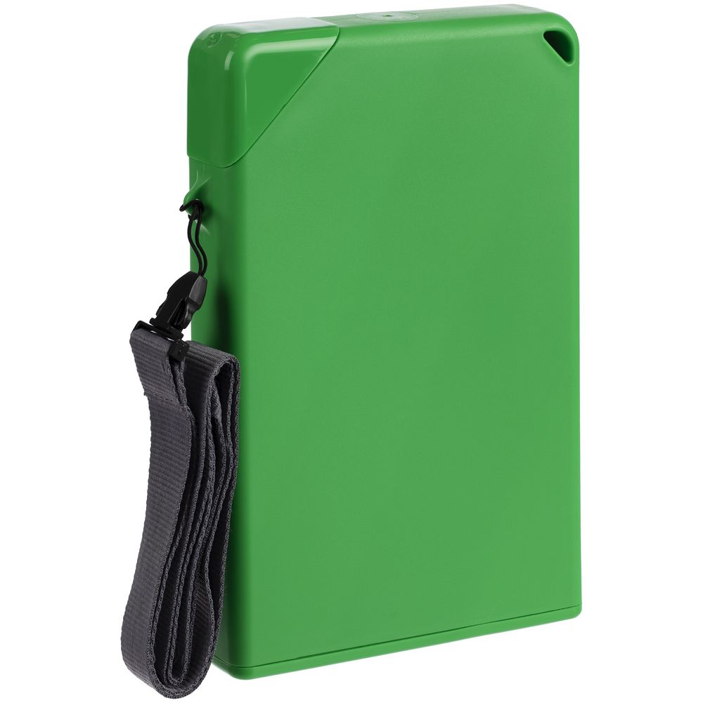 Плоская бутылка для воды Flacon, зеленая-2