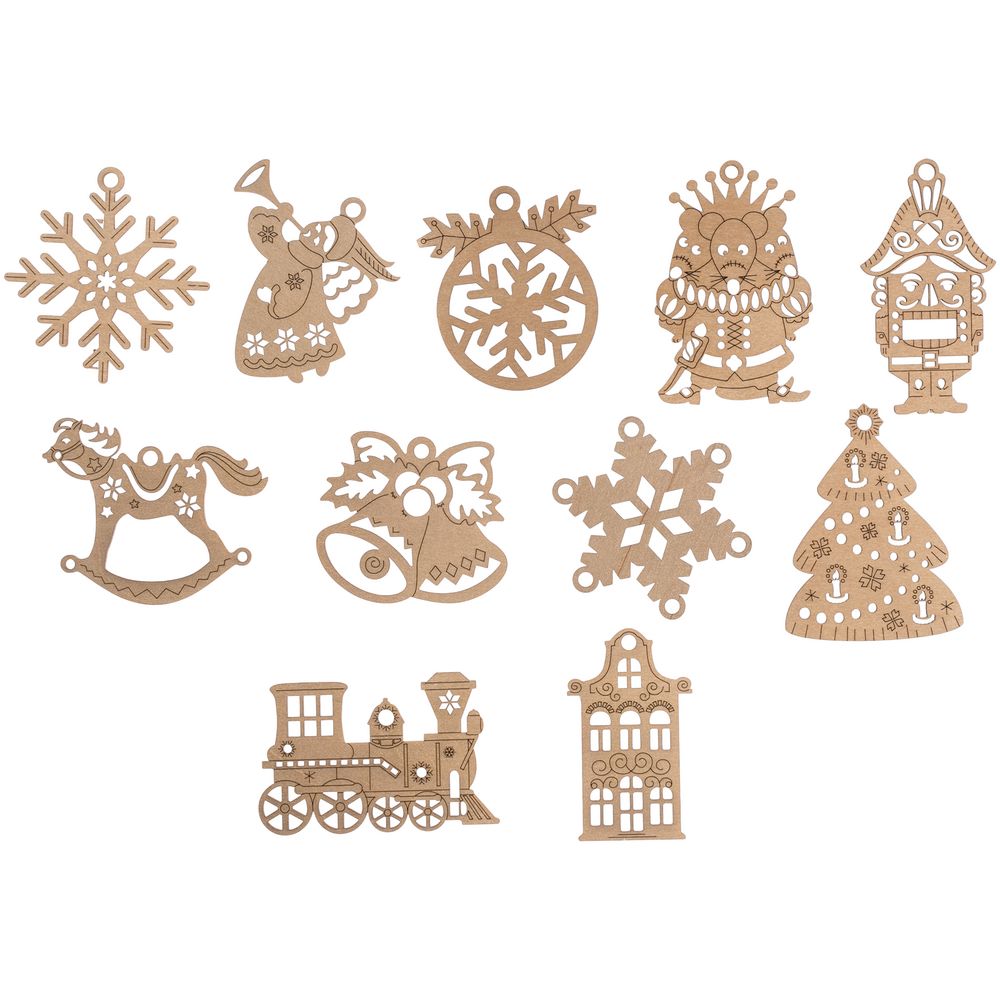 Новогодняя книга «Щелкунчик» с подвесками-7