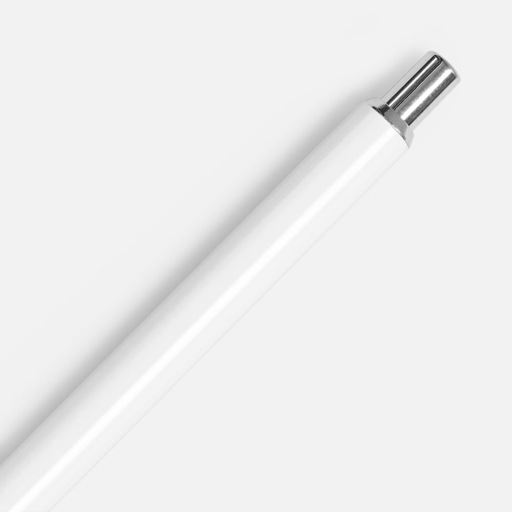 Ручка шариковая Slim Beam, белая-1