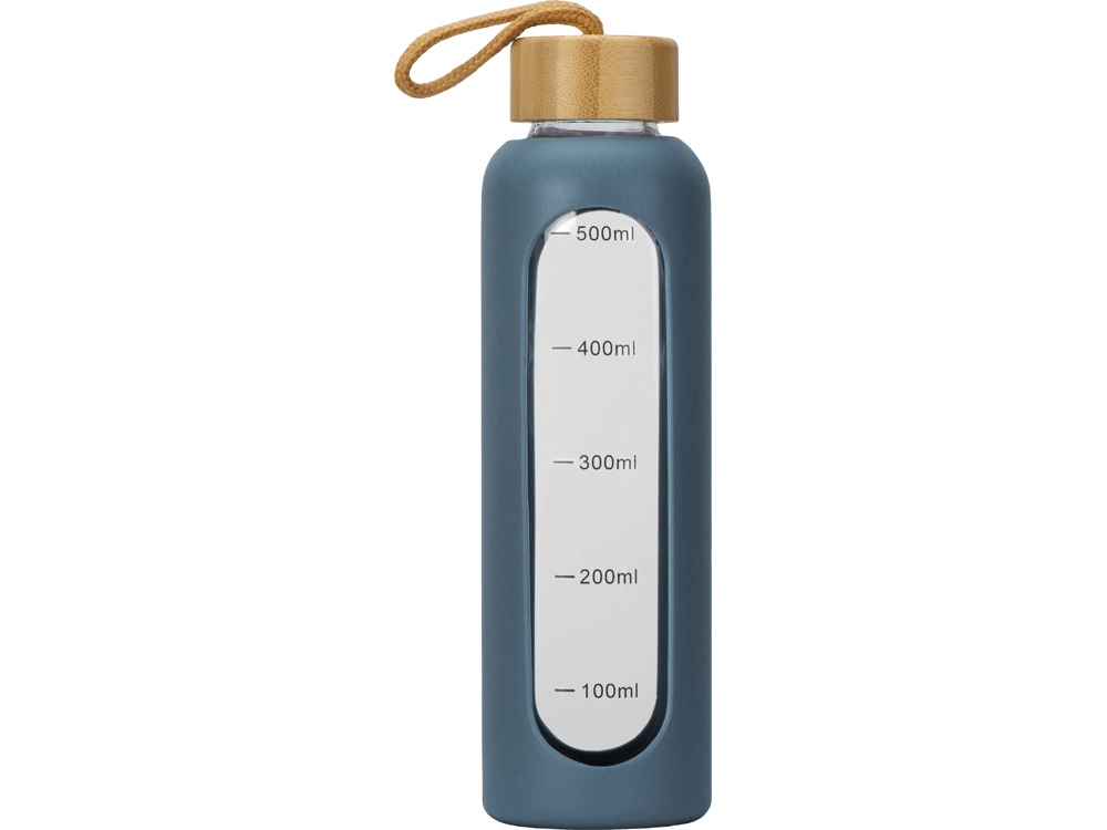 Бутылка из боросиликатного стекла Hangy, 550 мл, антрацит-2