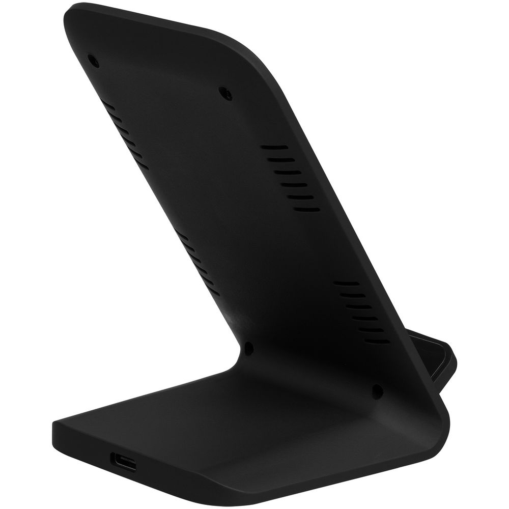 Беспроводное зарядное устройство с быстрой зарядкой Overtop, черное-4