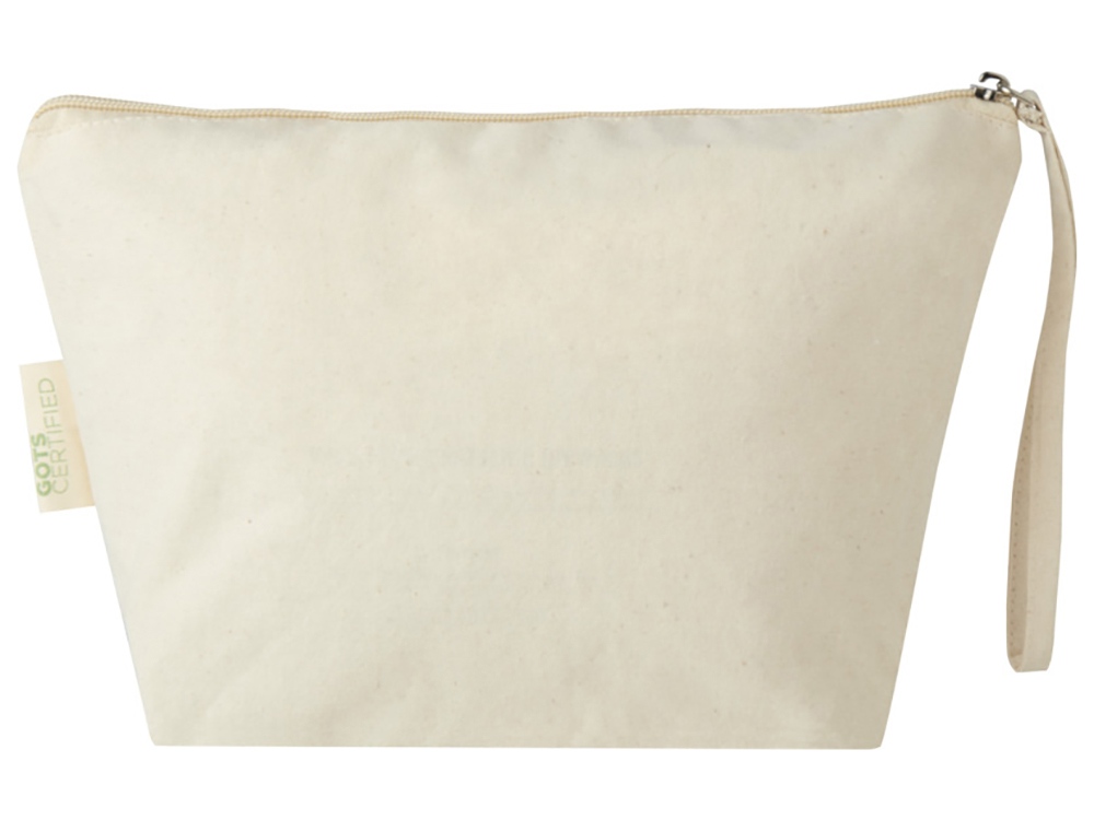 Orissa большая сумка для аксессуаров из органического материала GOTS, 180 г/м², 3 л - Натуральный-2