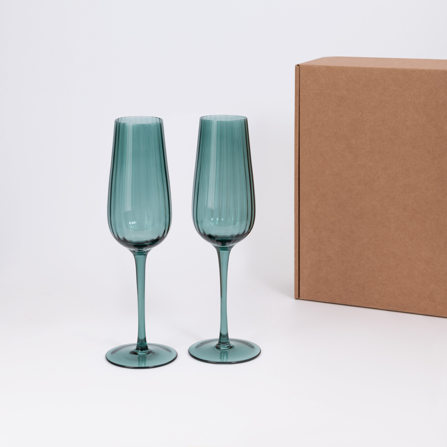 Подарочный набор 2 бокала для шампанского Капри (Capri)-1