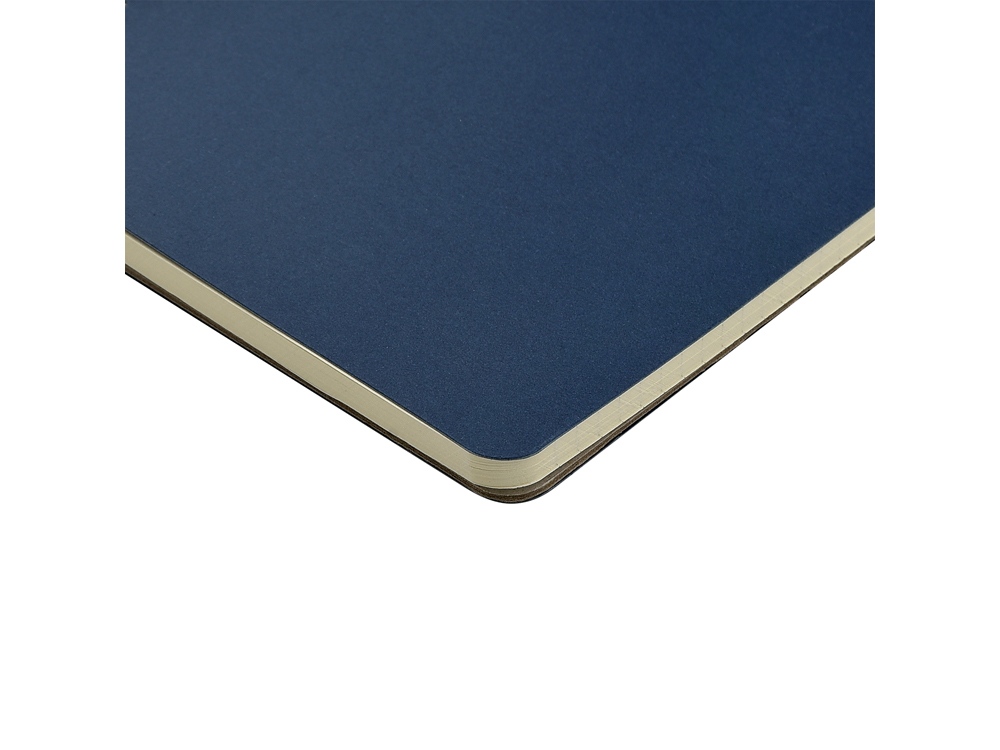 Бизнес тетрадь на гребне А5 Pragmatic, 60 листов в клетку, темно-синий-3