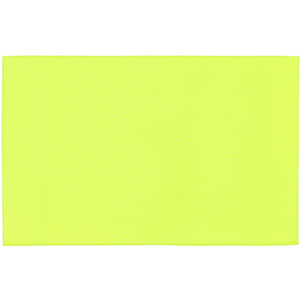 Лейбл тканевый Epsilon, XL, желтый неон-1