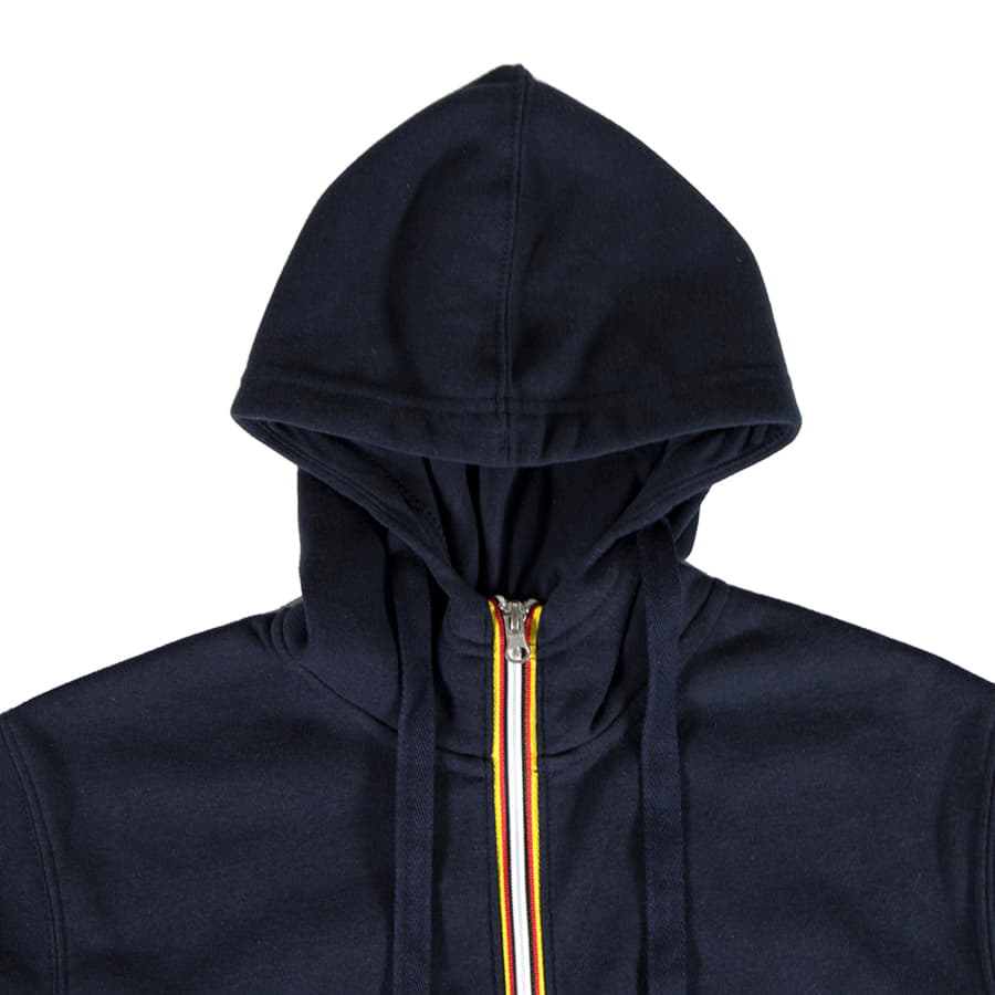 Толстовка худи на молнии с начесом LAS VEGAS LADY 280, темно-синий-2