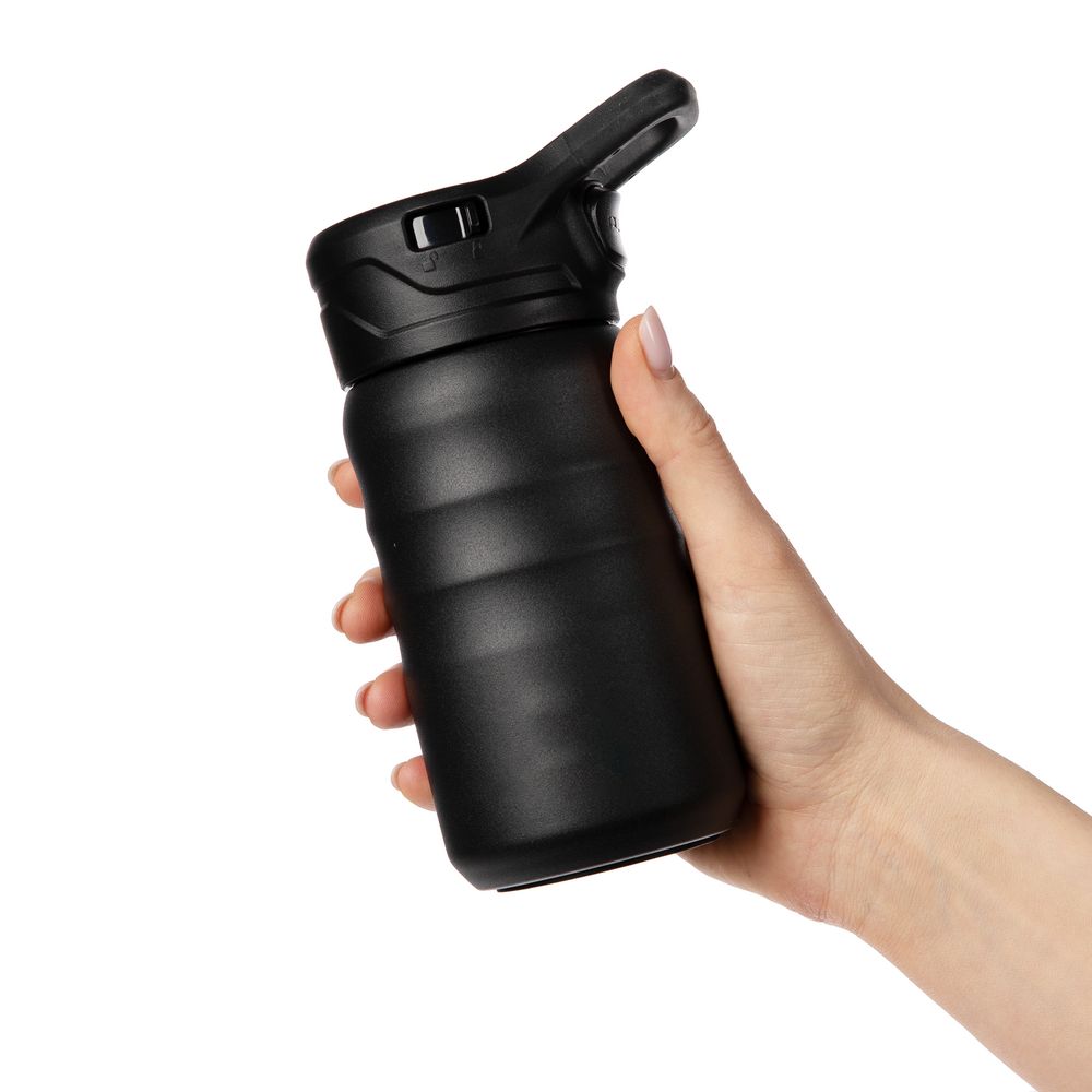 Термобутылка Fujisan 2.0 без логотипа, черная-5