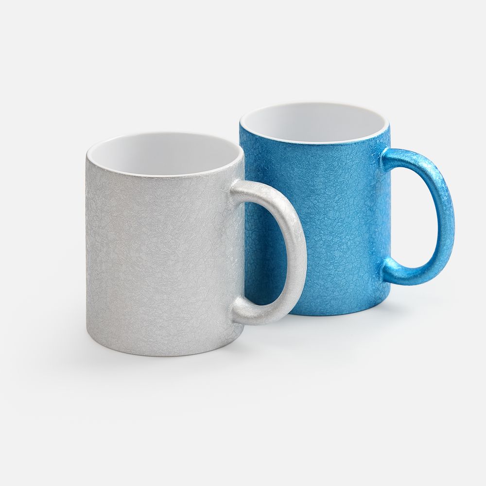 Кружка для сублимационной печати Sagredo, серебристая-2