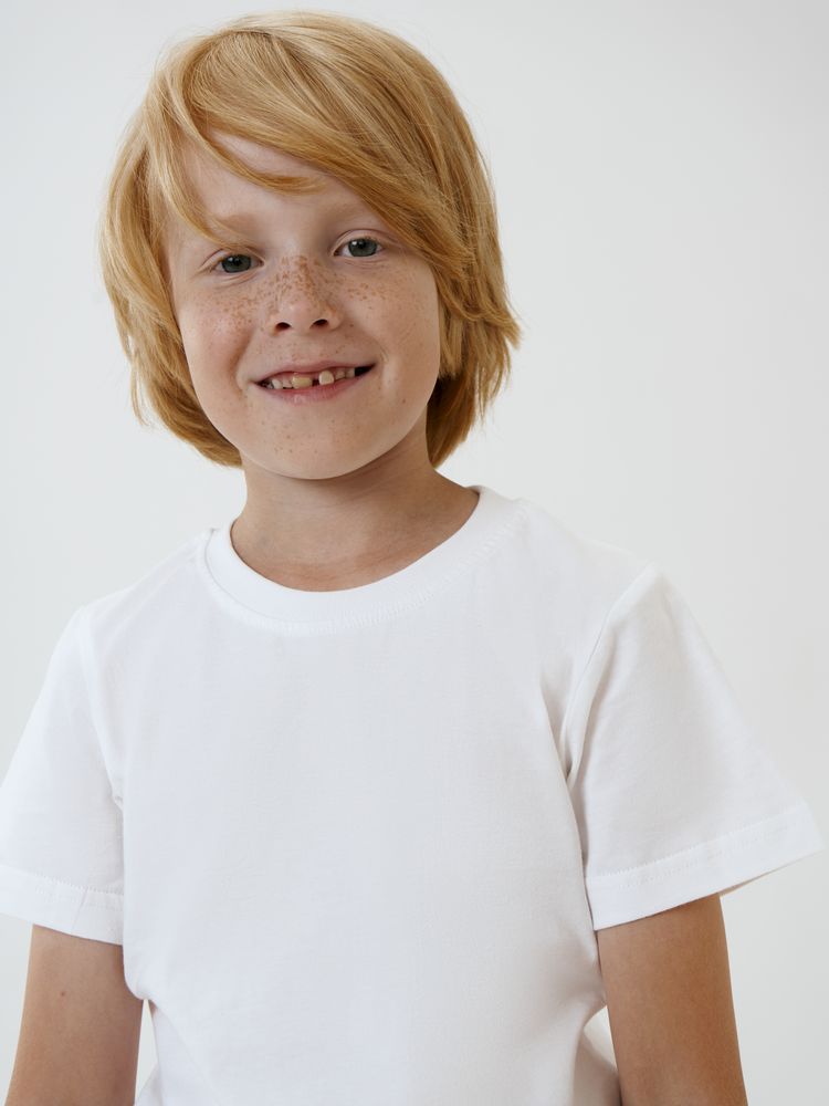 Футболка детская T-Bolka Kids, белая (белоснежная)-6