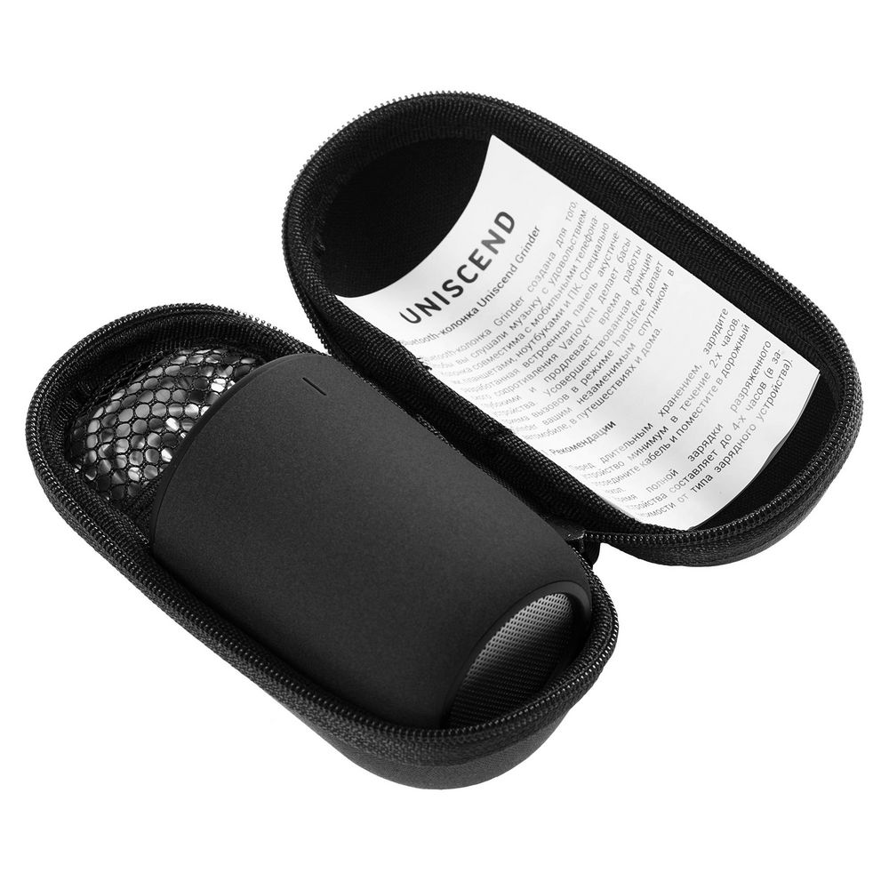 Беспроводная колонка Uniscend Grinder, черная-4