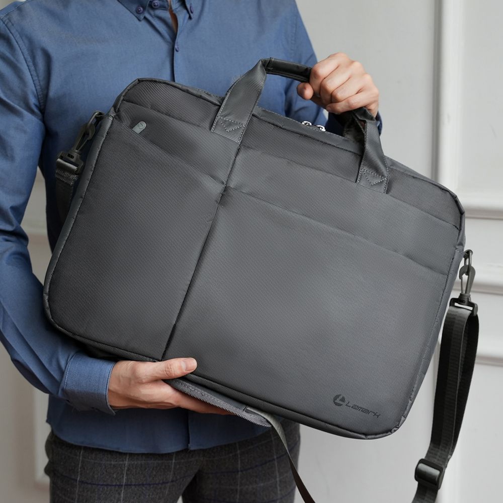 Сумка для ноутбука L247, темно-серая-9