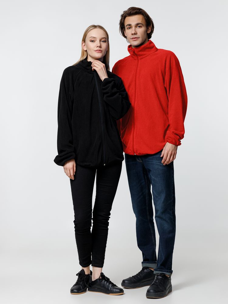 Куртка флисовая унисекс Fliska, красная-4