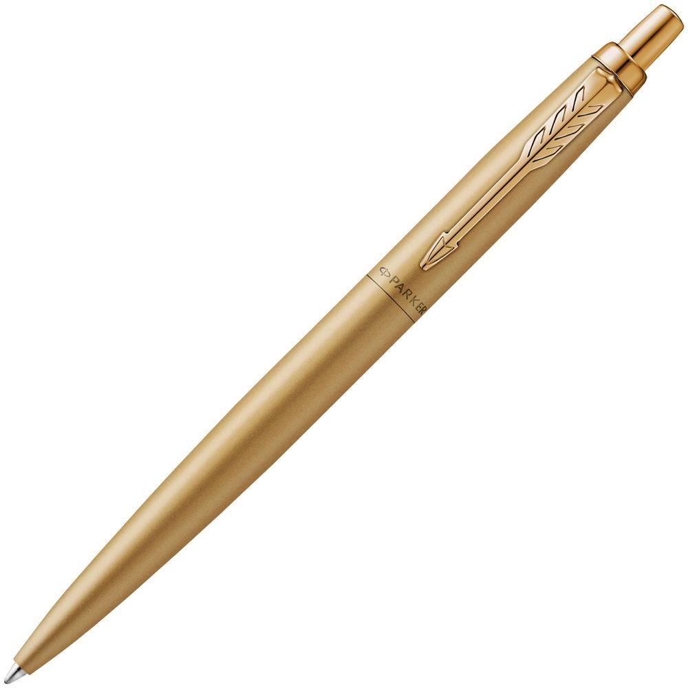 Ручка шариковая Parker Jotter XL Monochrome Gold, золотистая-0