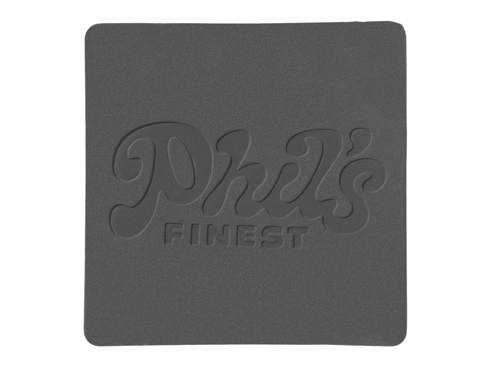 ПАТЧ КВАДРАТ nubuk (серый) 5,5 х 5,5 см-2