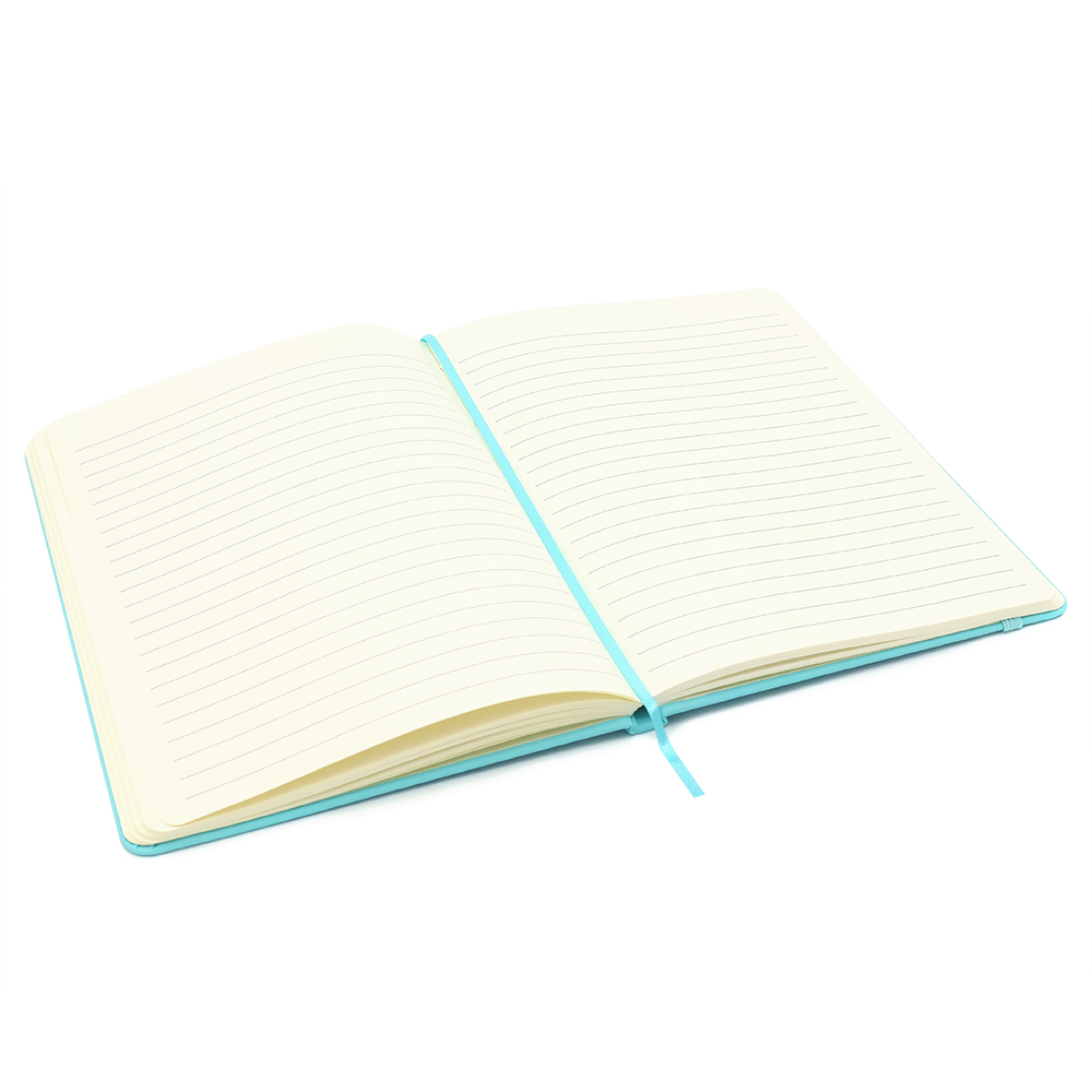 Блокнот A5 Monte в твёрдом переплёте, Бирюзовый-1