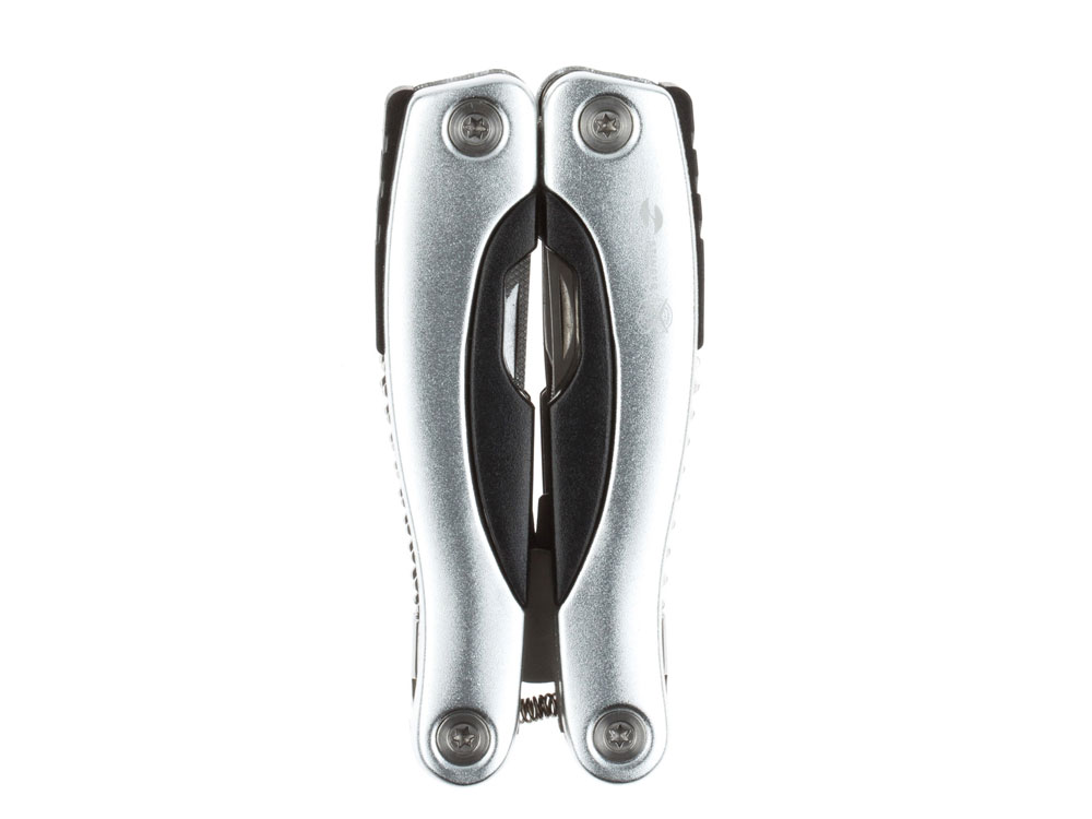 Мультитул Stinger, 100x50 мм, 15 функций, сталь/алюминий/пластик, серебристый, в нейлоновом чехле-3