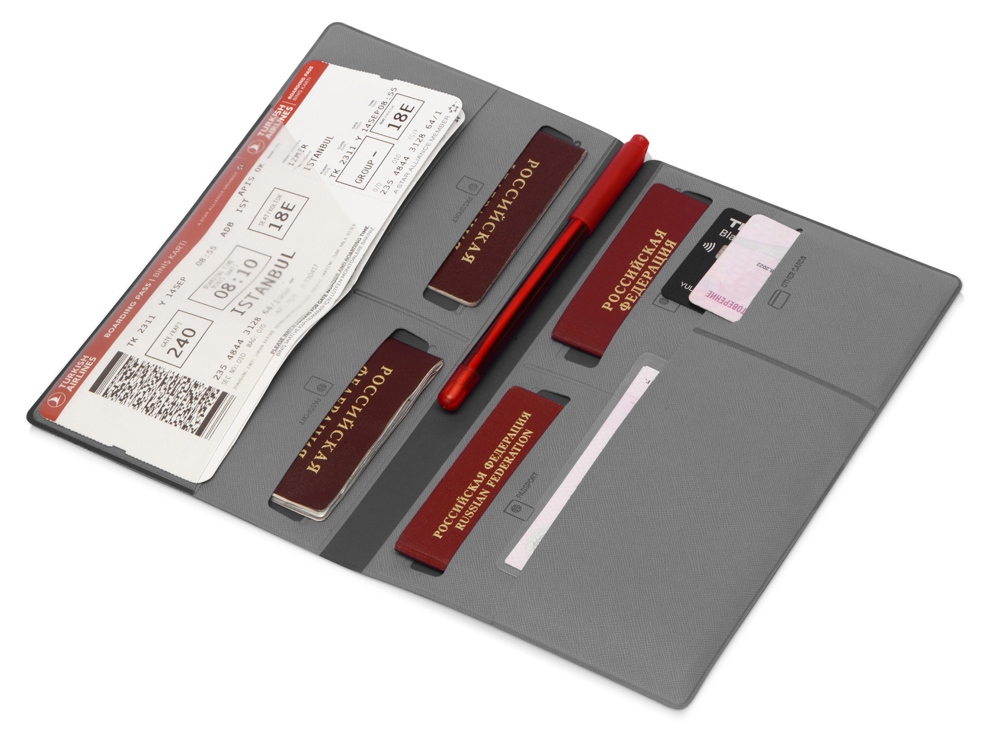 Семейный органайзер для путешествия Favor, серый-1