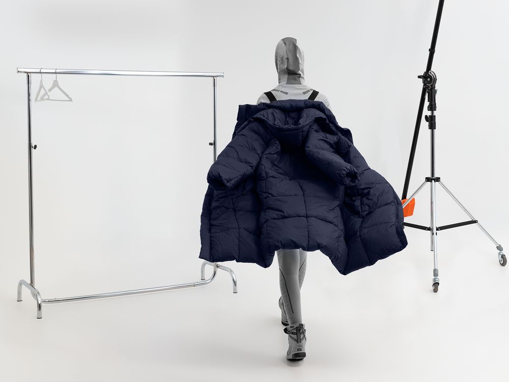 Пуховик унисекс Kapsula, серый-9